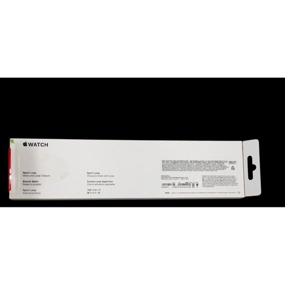 Apple Watch Sport Loop Band Pomegranate 44mm Authentic New in Box Sealed - Picture 2 of 7